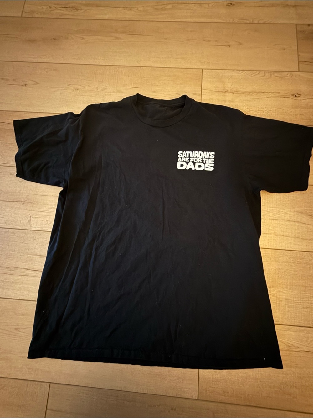 Saturdays Are For The Dads Black Graphic Tee XL